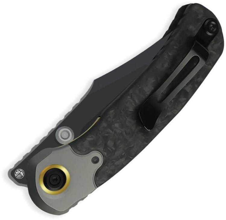 Kizer Pioneer M390 | Titanium Marble CF DLC