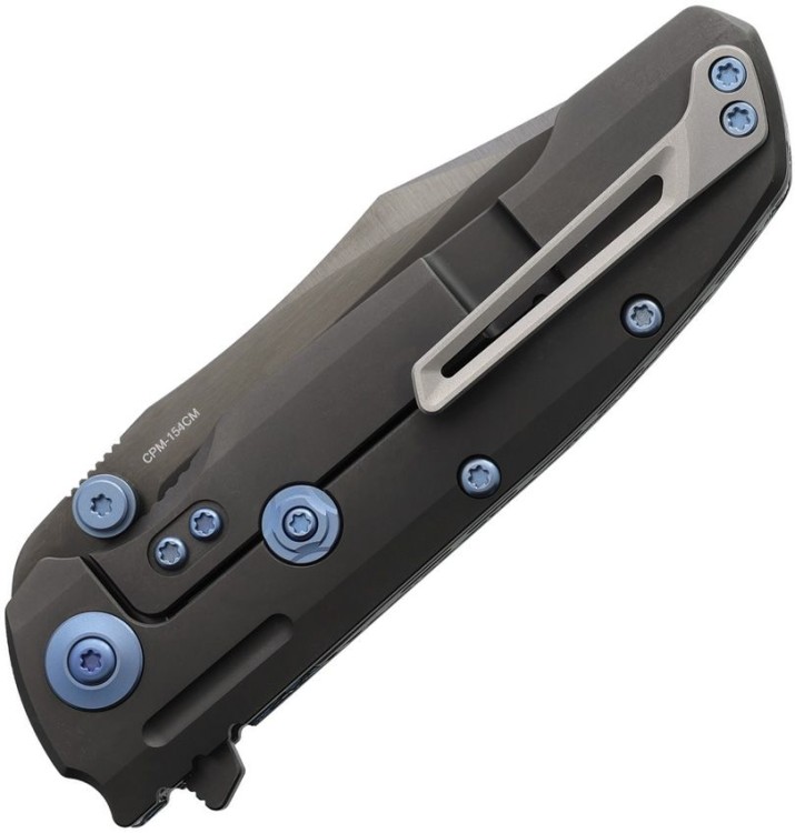 Cuchillo Cuchillo plegable | Navajas Reate Knives 9DV2 | Frost Fat CF | CPM-154 