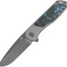 Kansept Knives Ptarmigan Framelock Arctic | CPM S35VN | Titanium / Storm carbon