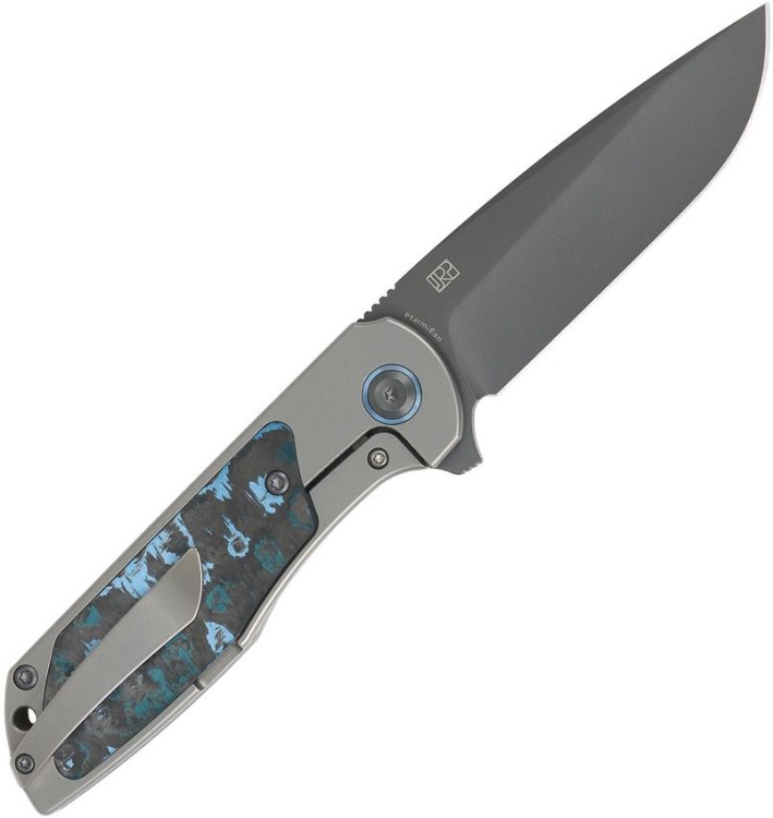 Kansept Knives Ptarmigan Framelock Arctic | CPM S35VN | Titanium / Storm carbon