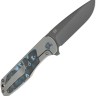Kansept Knives Ptarmigan Framelock Arctic | CPM S35VN | Titanium / Storm carbon