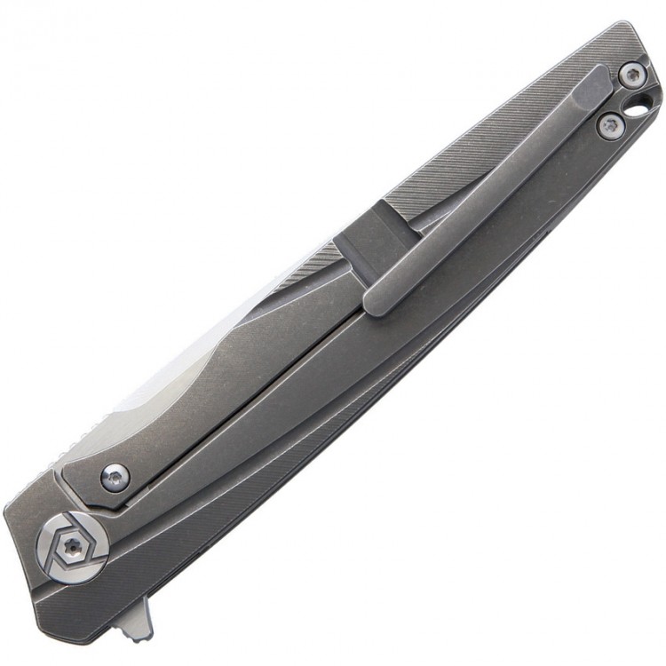 Складной нож Rike Knives Kwaiken Framelock M390 folding knife dark gray Складной нож Rike Knives Kwaiken Framelock M390 folding knife dark gray