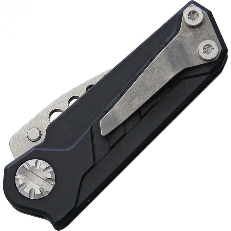 EOS Prawn Folder Black CF folding knife