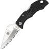 Cuchillo Cuchillo plegable | Navajas  Spyderco Ladybug 3 Lockback | Serrated