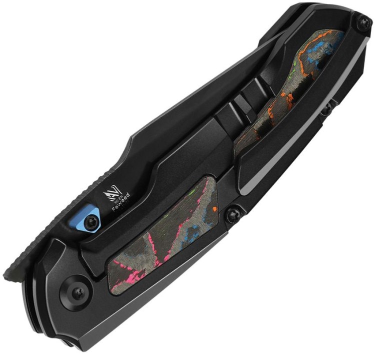 Cuchillo Cuchillo plegable | Navajas Kizer Cutlery Feweed | Titanium & 80s Camo Carbon | S45VN 
