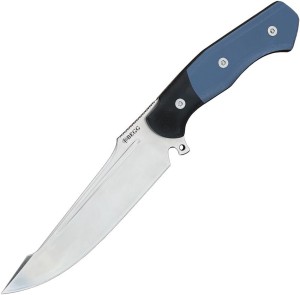 Feststehendes Messer Todd Begg Alligator Fixed Blade knife, Blue
