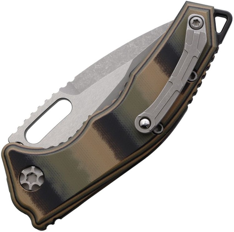 Taschenmesser Spyderco Heretic Knives Auto Medusa | Camo | MagnaCut