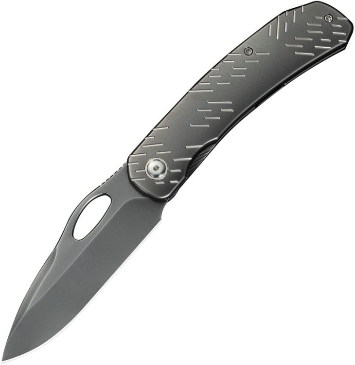 Складной нож WE Knife Inmate 20CV | Titanium Polished Gray Satin Raindrops