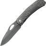Складной нож WE Knife Inmate 20CV | Titanium Polished Gray Satin Raindrops