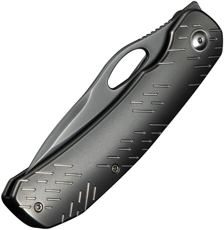 Taschenmesser WE Knife Inmate 20CV | Titanium Polished Gray Satin Raindrops Taschenmesser WE Knife Inmate 20CV | Titanium Polished Gray Satin Raindrops