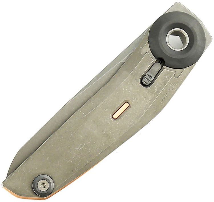 Складной нож Reate Knives VK Tron Detent Action DSW | M390 | Titanium