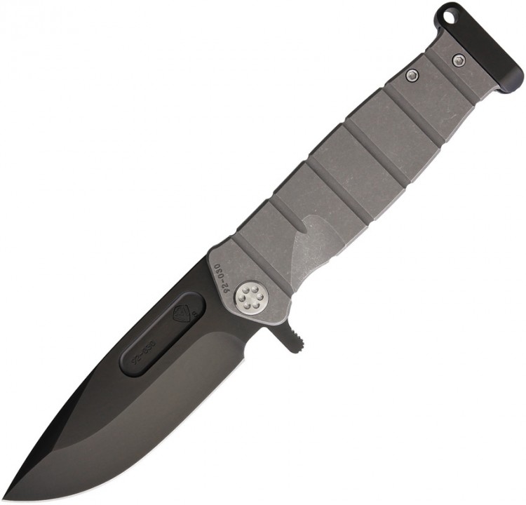 Складной нож Medford USMC FF Framelock folding knife grey