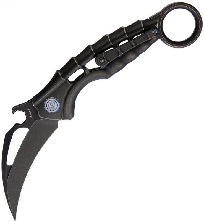 Складной нож Rike Knives Alien 2 Linerlock black