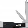 Перочинный нож Case Cutlery Black Micarta Smooth Gunstock 27735