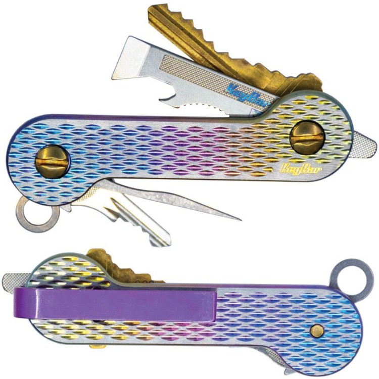 Cuchillo Ama de casa KeyBar Titanium Scales