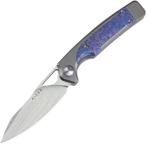 Складной нож Kizer Ara | S45VN | Grey Ti Purple Snowflake