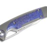 Складной нож Kizer Ara | S45VN | Grey Ti Purple Snowflake