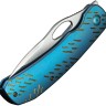 Складной нож WE Knife Inmate 20CV | Titanium Blue Golden Raindrops