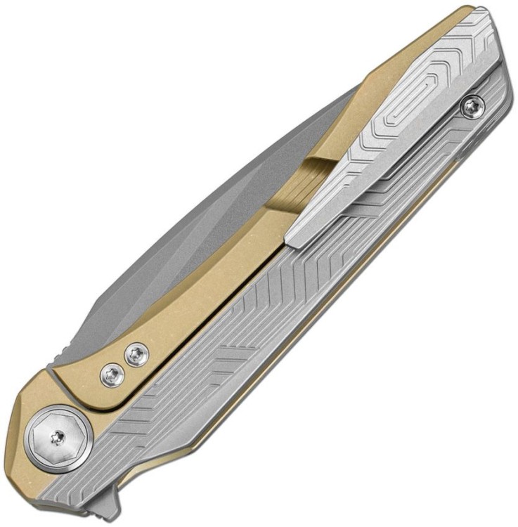 Bestech Knives Wet Nelly | MagnaCut |  Titanium Gray and bronze  