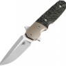Складной нож Bestech Knives Jason Clark Freefall S35VN Green/Black G10 Handles with Bronze Titanium Bolsters
