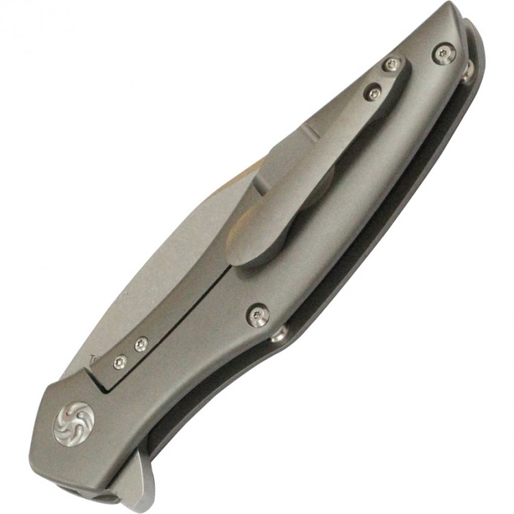 Kizer Cutlery Trifecta Framelock folding knife gray Kizer Cutlery Trifecta Framelock folding knife gray