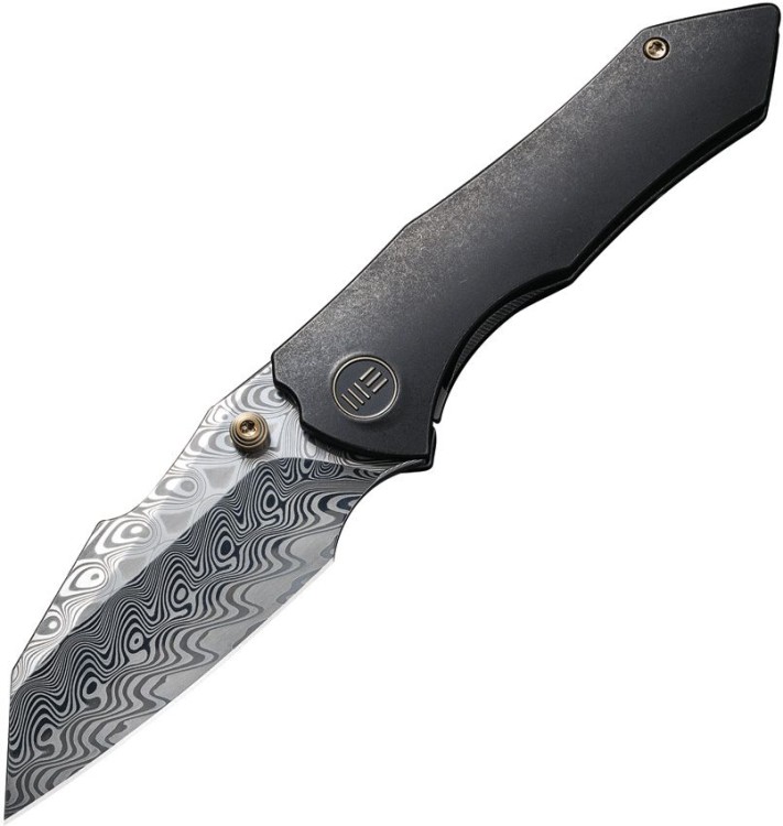 Cuchillo Cuchillo plegable | Navajas We Knife High-Fin Framelock Damasteel