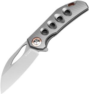 Kizer Cutlery Hawk | Linerlock Gray | Titanium