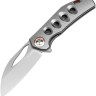 Kizer Cutlery Hawk | Linerlock Gray | Titanium