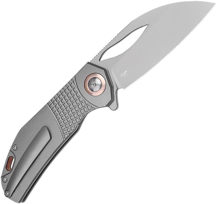 Taschenmesser Kizer Cutlery Hawk | Linerlock Gray | Titanium