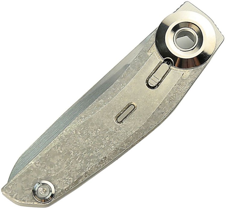 Taschenmesser Reate Knives VK Tron Detent Action Crystal | M390 | Titanium