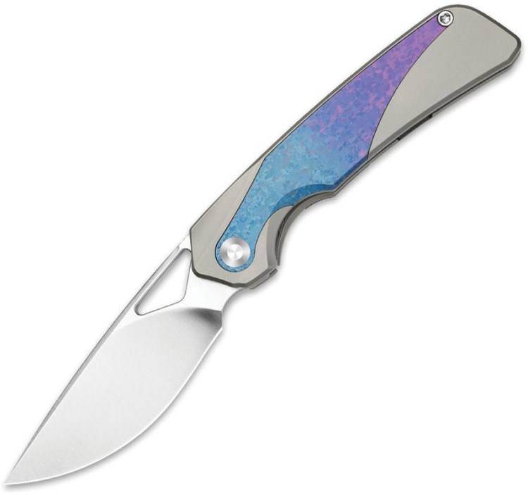 Kizer Cutlery Topsail | Crystal Titanium | S45VN 