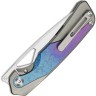 Kizer Cutlery Topsail | Crystal Titanium | S45VN 