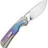 Kizer Cutlery Topsail | Crystal Titanium | S45VN 