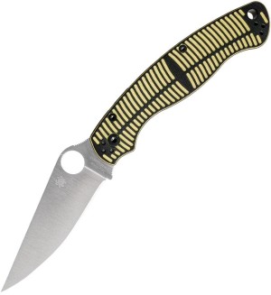 Cuchillo plegable | Navajas Spyderco Military 2 Salt MagnaCut Yellow & Black G10