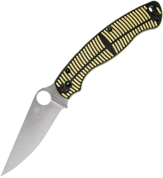 Taschenmesser Spyderco Military 2 Salt MagnaCut Yellow & Black G10