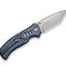 Складной нож WE Knife Zentron | M390 | Blue Titanium