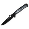 Taschenmesser Spyderco Slym | Black Titanium | M390 Black