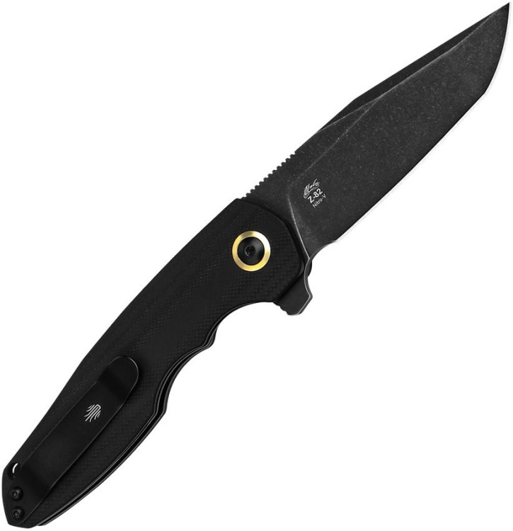 Cuchillo Cuchillo plegable | Navajas Kizer Cutlery Z-82 | Linerlock | Black G10