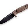 LionSteel T5 | Micarta Natural | Black Blade