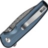 Cuchillo Cuchillo plegable | Navajas CIVIVI Mini Shakan Blue | Damascus Cuchillo Cuchillo plegable | Navajas CIVIVI Mini Shakan Blue | Damascus