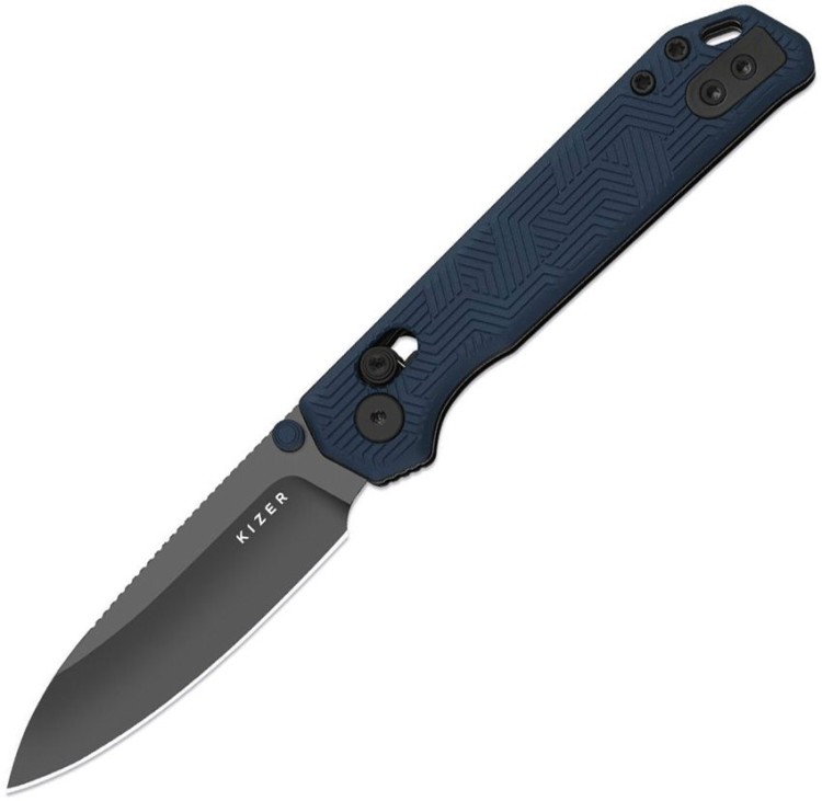 Kizer Begleiter 2.9 | S35VN | Blue & Black Aluminum DLC