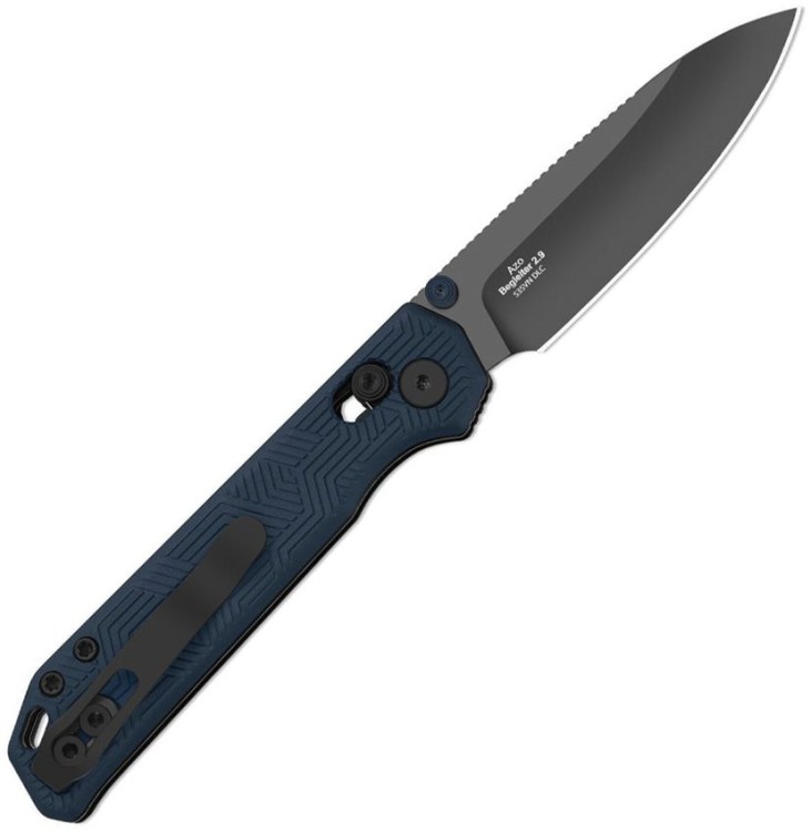 Kizer Begleiter 2.9 | S35VN | Blue & Black Aluminum DLC