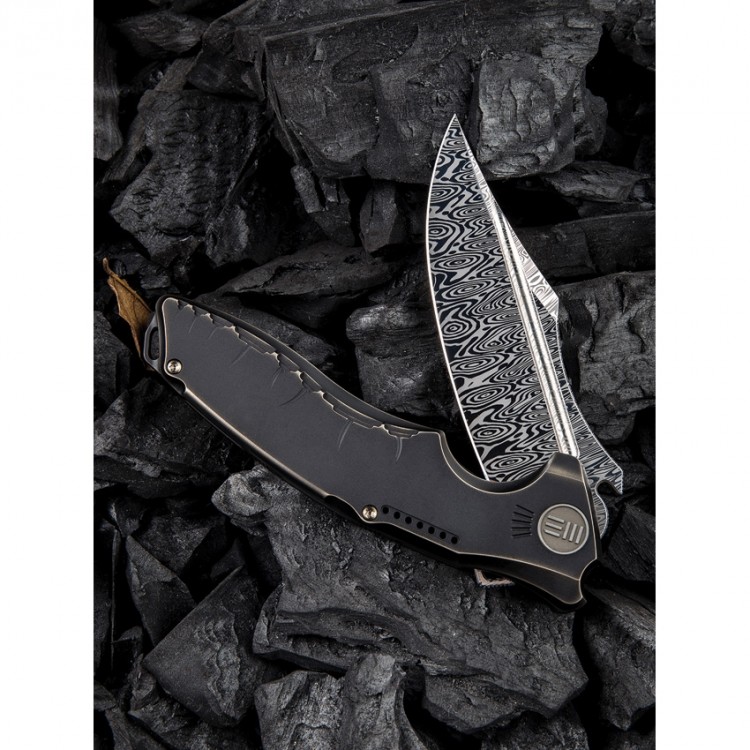 We Knife Chimera Damasteel folding knife 814DS