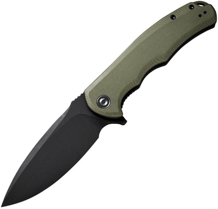 Складной нож CIVIVI Praxis Green G10 Black Stonewashed C803F