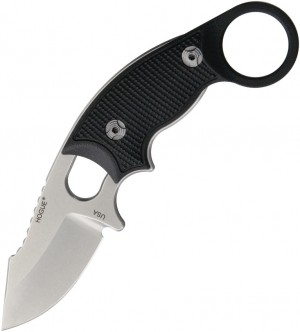 Нож керамбит Hogue Ex-F03 Fixed Blade Clip Black