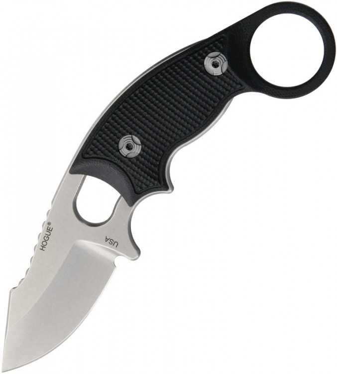 Cuchillo Hogue Ex-F03 Fixed Blade Clip Black karambit knife
