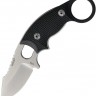 Нож керамбит Hogue Ex-F03 Fixed Blade Clip Black