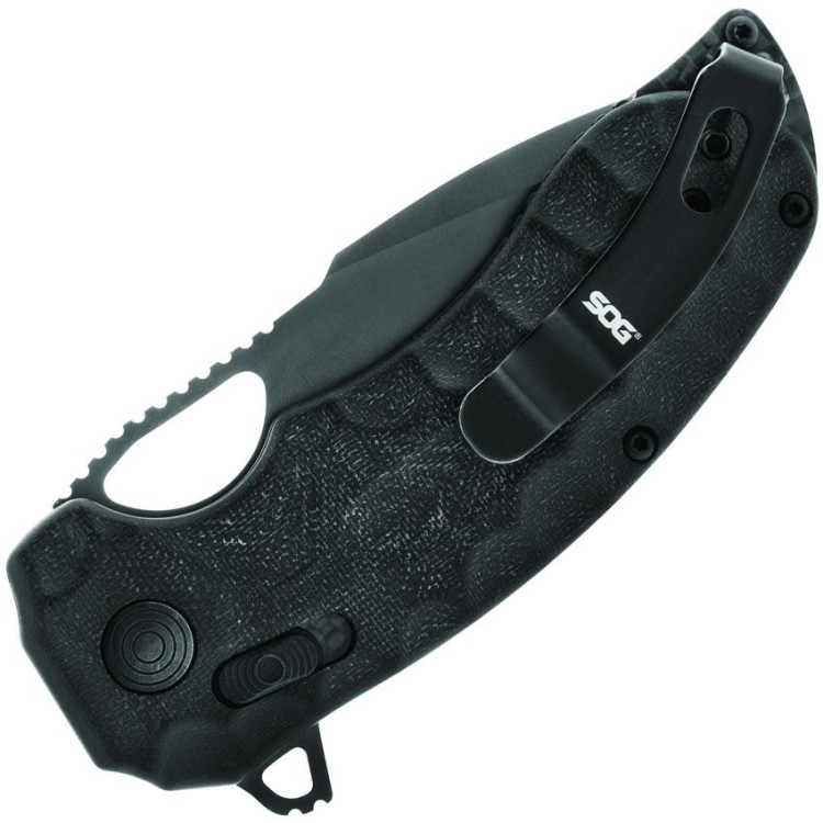 Складной нож SOG Kiku XR LTE folding knife | Blaze Blackout G10 Carbon
