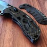 Складной нож SOG Kiku XR LTE folding knife | Blaze Blackout G10 Carbon