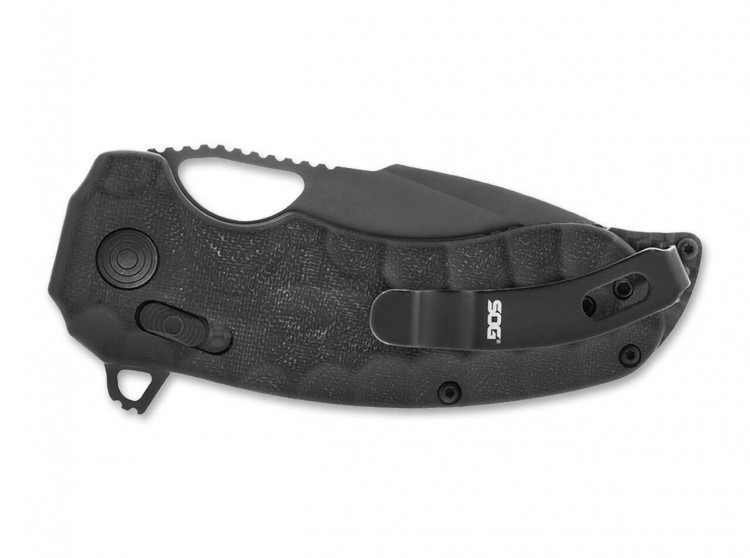 SOG Kiku XR LTE folding knife Blaze Blackout G10 Carbon SOG Kiku XR LTE folding knife Blaze Blackout G10 Carbon